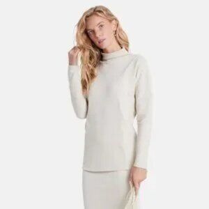 Lett Palma Mock Neck Top Size Large